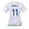 Frankrike Ousmane Dembele 11 Borte VM 2022 - Dame Fotballdrakt